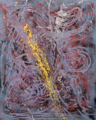 60" x 48" - technique mixte sur toile