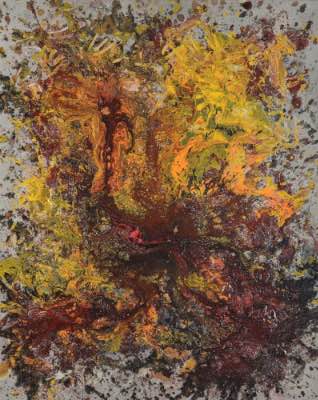 60" x 48" - technique mixte sur toile