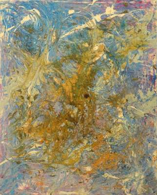 60" x 48" - technique mixte sur toile