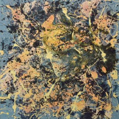 48" x 48" - technique mixte sur toile