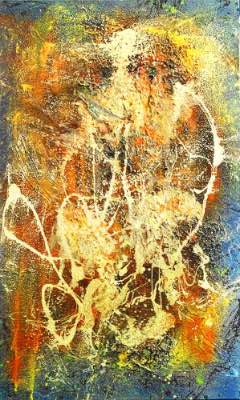 60" x 36" - technique mixte sur toile