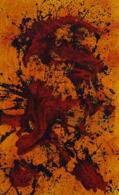 60" x 36" - technique mixte sur bois