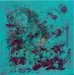 48" x 48" - techniques mixtes sur toile, 2020, $1600